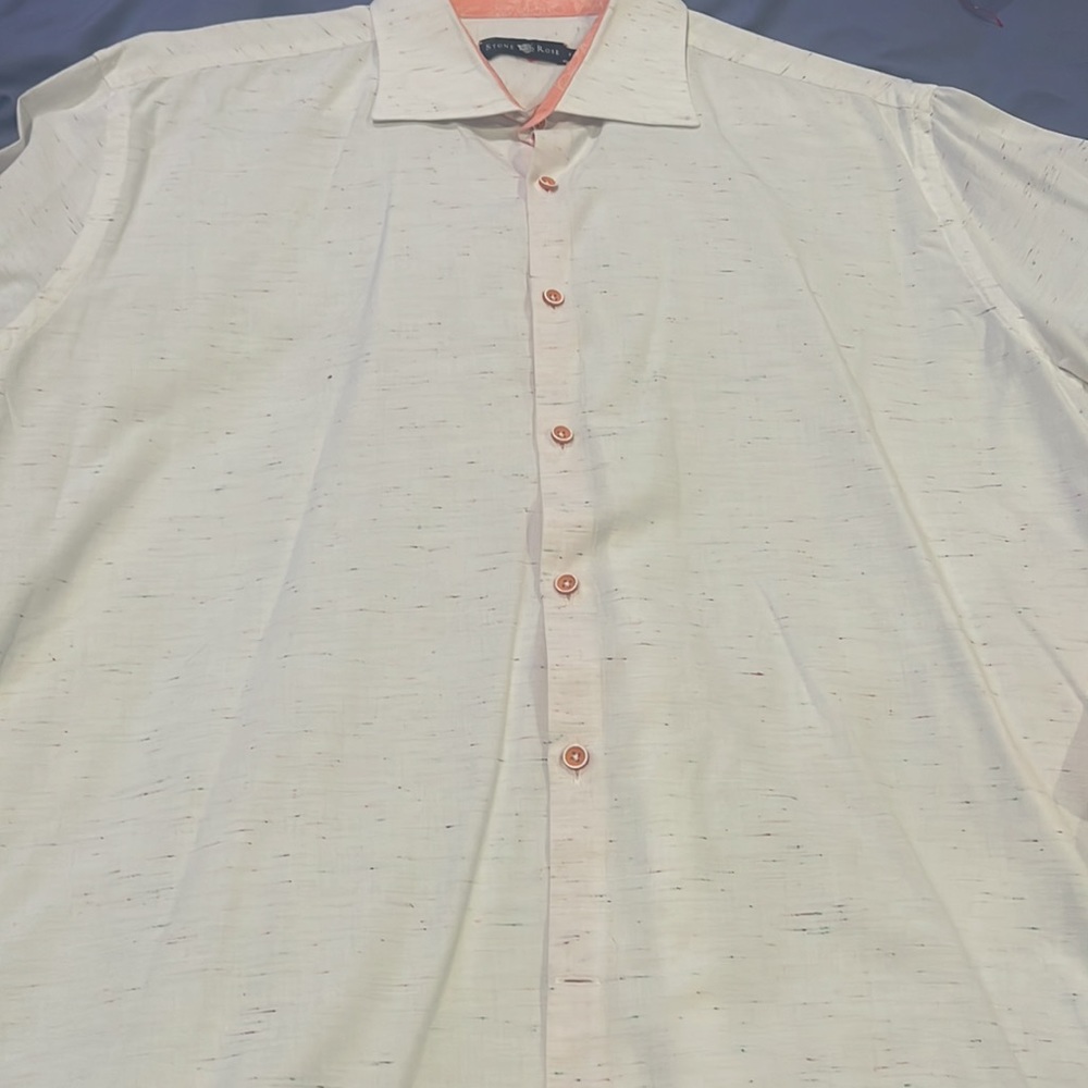 Immaculate Pretty Stone Rose Extra-Large Cream Pe… - image 6